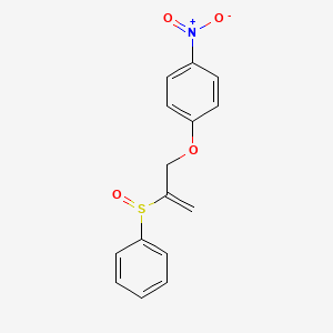 1-{[2-(Benzenesulfinyl)prop-2-en-1-yl]oxy}-4-nitrobenzene