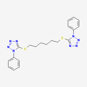 1,6-bis(1-phenyl-1H-tetrazol-5-ylthio)hexane