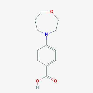 molecular formula C12H15NO3 B15404998 4-(1,4-Oxazepan-4-yl)benzoic acid CAS No. 918129-39-2