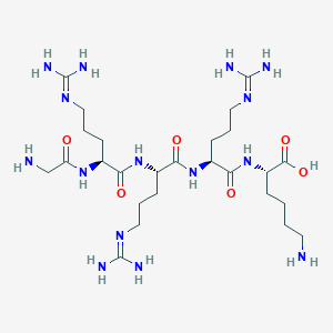 Glycyl-N~5~-(diaminomethylidene)-L-ornithyl-N~5~-(diaminomethylidene)-L-ornithyl-N~5~-(diaminomethylidene)-L-ornithyl-L-lysine