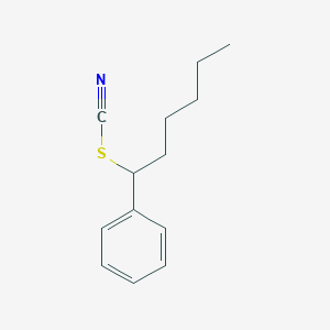 1-Phenylhexyl thiocyanate