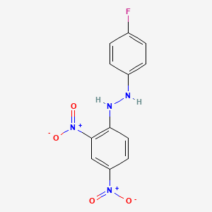 1-(2,4-Dinitrophenyl)-2-(4-fluorophenyl)hydrazine