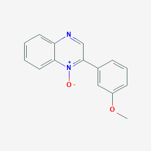 2-(3-Methoxyphenyl)-1-oxo-1lambda~5~-quinoxaline