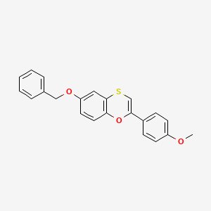 6-(Benzyloxy)-2-(4-methoxyphenyl)-1,4-benzoxathiine