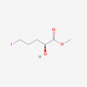 methyl (2S)-2-hydroxy-5-iodopentanoate