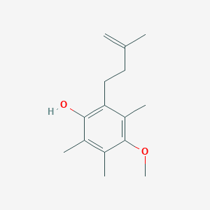 Phenol, 4-methoxy-2,3,5-trimethyl-6-(3-methyl-3-butenyl)-