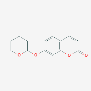 7-[(Oxan-2-yl)oxy]-2H-1-benzopyran-2-one