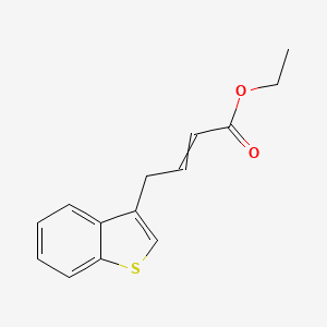 Ethyl 4-(1-benzothiophen-3-yl)but-2-enoate