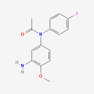 N-(3-Amino-4-methoxyphenyl)-N-(4-iodophenyl)acetamide