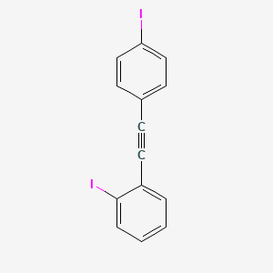 1-Iodo-2-[(4-iodophenyl)ethynyl]benzene