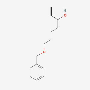 molecular formula C14H20O2 B15405280 7-(Benzyloxy)hept-1-EN-3-OL CAS No. 831171-32-5