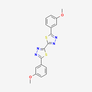 5,5'-Bis(3-methoxyphenyl)-2,2'-bi-1,3,4-thiadiazole