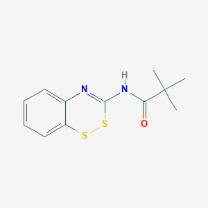 N-(1,2,4-Benzodithiazin-3-yl)-2,2-dimethylpropanamide