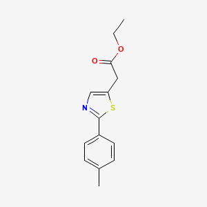 Ethyl [2-(4-methylphenyl)-1,3-thiazol-5-yl]acetate