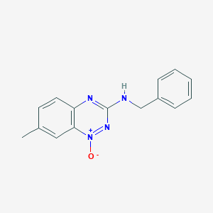 N-Benzyl-7-methyl-1-oxo-1lambda~5~,2,4-benzotriazin-3-amine