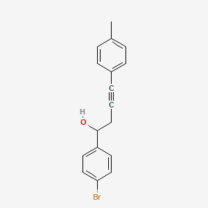 1-(4-Bromophenyl)-4-(4-methylphenyl)but-3-yn-1-ol