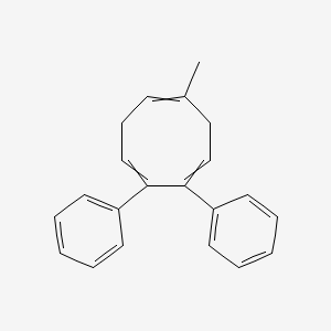 6-Methyl-2,3-diphenylcycloocta-1,3,6-triene