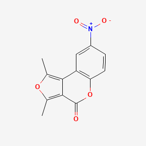 1,3-Dimethyl-8-nitro-4H-furo[3,4-c][1]benzopyran-4-one