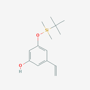 3-{[tert-Butyl(dimethyl)silyl]oxy}-5-ethenylphenol