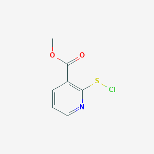 3-Pyridinecarboxylic acid, 2-(chlorothio)-, methyl ester