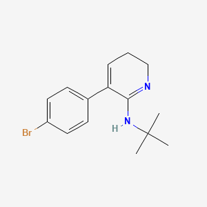 3-(4-Bromophenyl)-N-tert-butyl-5,6-dihydropyridin-2-amine