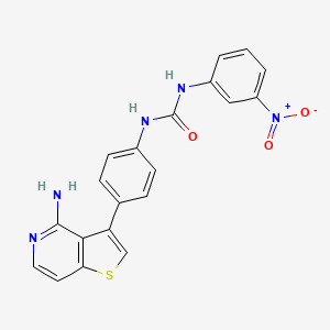 n-[4-(4-Aminothieno[3,2-c]pyridin-3-yl)phenyl]-n'-(3-nitrophenyl)urea