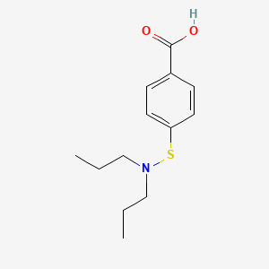 4-[(Dipropylamino)sulfanyl]benzoic acid