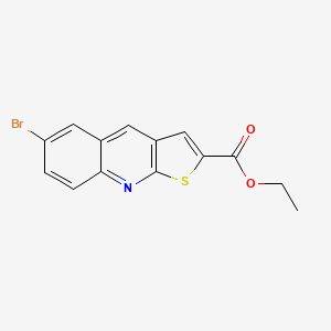 Ethyl 6-bromothieno[2,3-B]quinoline-2-carboxylate