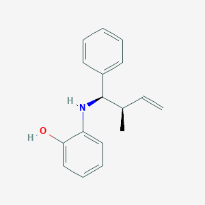 2-{[(1R,2R)-2-Methyl-1-phenylbut-3-en-1-yl]amino}phenol