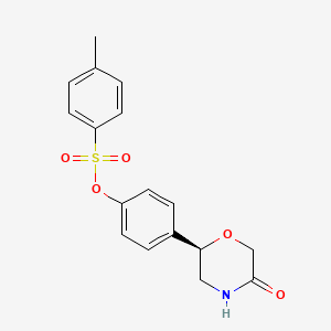 4-[(2R)-5-Oxomorpholin-2-yl]phenyl 4-methylbenzene-1-sulfonate