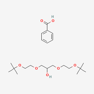 Benzoic acid;1,3-bis[2-[(2-methylpropan-2-yl)oxy]ethoxy]propan-2-ol