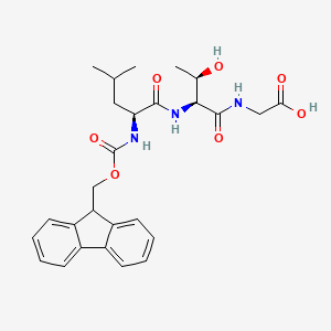 N-{[(9H-Fluoren-9-yl)methoxy]carbonyl}-L-leucyl-L-threonylglycine