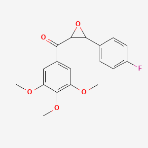 Methanone, [3-(4-fluorophenyl)oxiranyl](3,4,5-trimethoxyphenyl)-