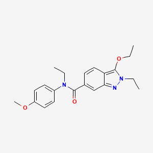 3-Ethoxy-N,2-diethyl-N-(4-methoxyphenyl)-2H-indazole-6-carboxamide