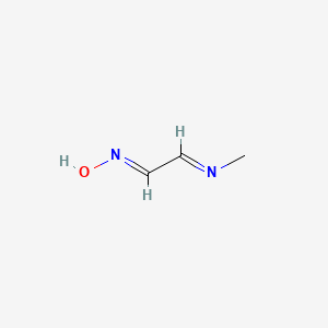 (NE)-N-(2-methyliminoethylidene)hydroxylamine