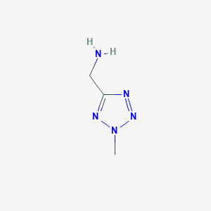 B154065 1-(2-Methyl-2H-tetrazol-5-yl)methanamine CAS No. 131183-10-3