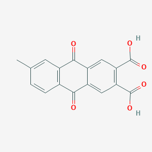 2,3-Anthracenedicarboxylic acid, 9,10-dihydro-6-methyl-9,10-dioxo-