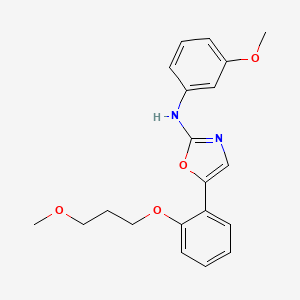 2-Oxazolamine, N-(3-methoxyphenyl)-5-[2-(3-methoxypropoxy)phenyl]-