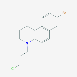 8-Bromo-4-(3-chloropropyl)-1,2,3,4-tetrahydrobenzo[f]quinoline