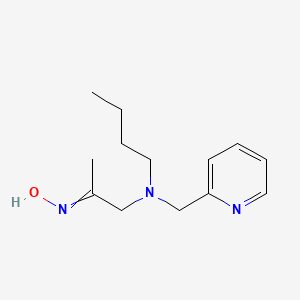 N-(1-{Butyl[(pyridin-2-yl)methyl]amino}propan-2-ylidene)hydroxylamine