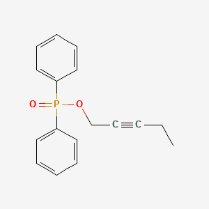 Pent-2-yn-1-yl diphenylphosphinate