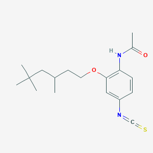 N-{4-Isothiocyanato-2-[(3,5,5-trimethylhexyl)oxy]phenyl}acetamide