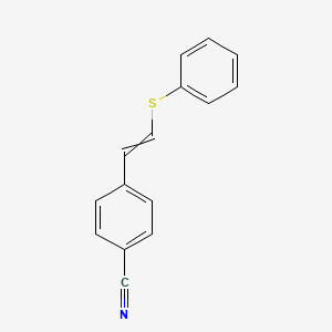 4-[2-(Phenylsulfanyl)ethenyl]benzonitrile