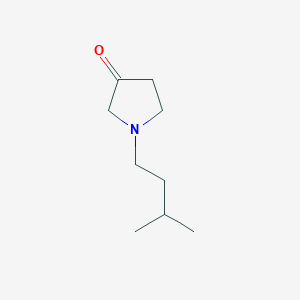 1-(3-Methylbutyl)pyrrolidin-3-one