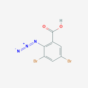 2-Azido-3,5-dibromobenzoic acid