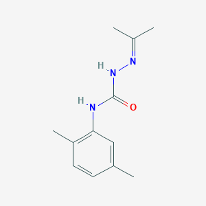 N-(2,5-Dimethylphenyl)-2-(propan-2-ylidene)hydrazine-1-carboxamide