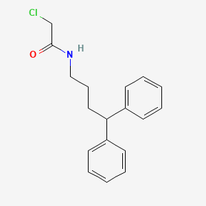 2-Chloro-N-(4,4-diphenylbutyl)acetamide