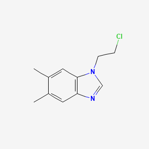 1-(2-Chloroethyl)-5,6-dimethyl-1H-benzimidazole