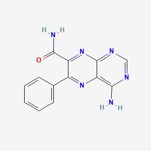 4-Amino-6-phenylpteridine-7-carboxamide