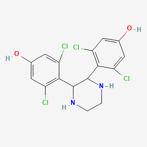 4,4'-(Piperazine-2,3-diyl)bis(3,5-dichlorophenol)